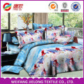 2017 Weifang supplier In stock 3D 100% polyester Wholesale Commercial bedding sets for DIfferent market